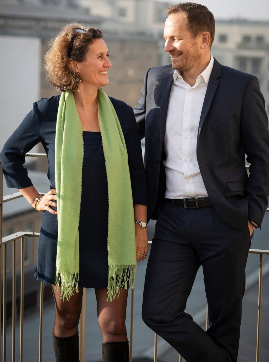 Sandrine and Stéphane, co-founders of LuxRelo